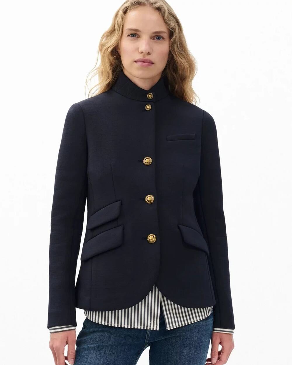 NWT Rag & Bone Slade Textured Knit Blazer Jacket Size 6 Salute #9G601